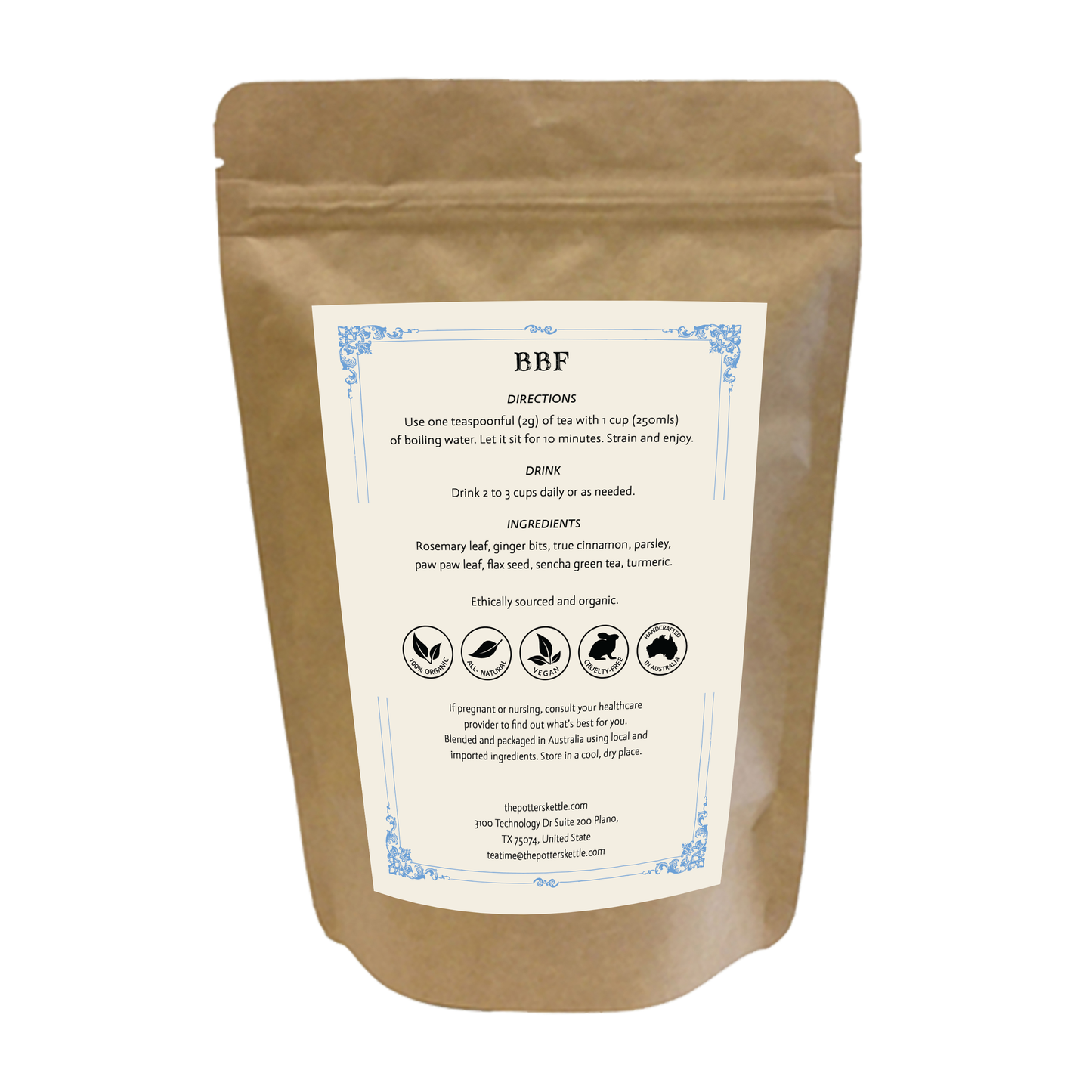 BBF; Brain's Best Friend Memory and Concentration Support